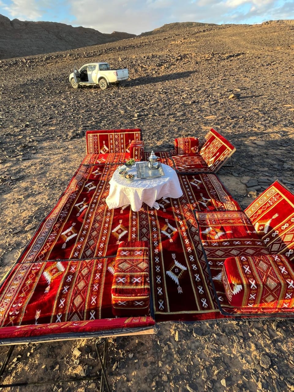 Desert mountains camping Campground/ 
RV Resort in Morocco