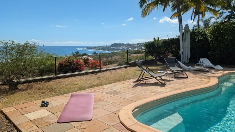 Natural landscape, Pool view, Sea view, Swimming pool, sunbed