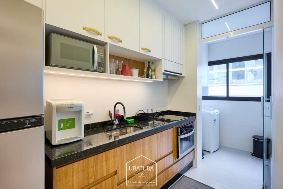 Kitchen or kitchenette, oven, stove, toaster