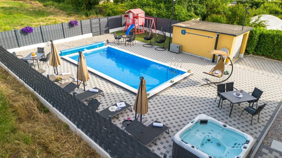 Children play ground, Garden, Garden view, Pool view, Swimming pool, sunbed