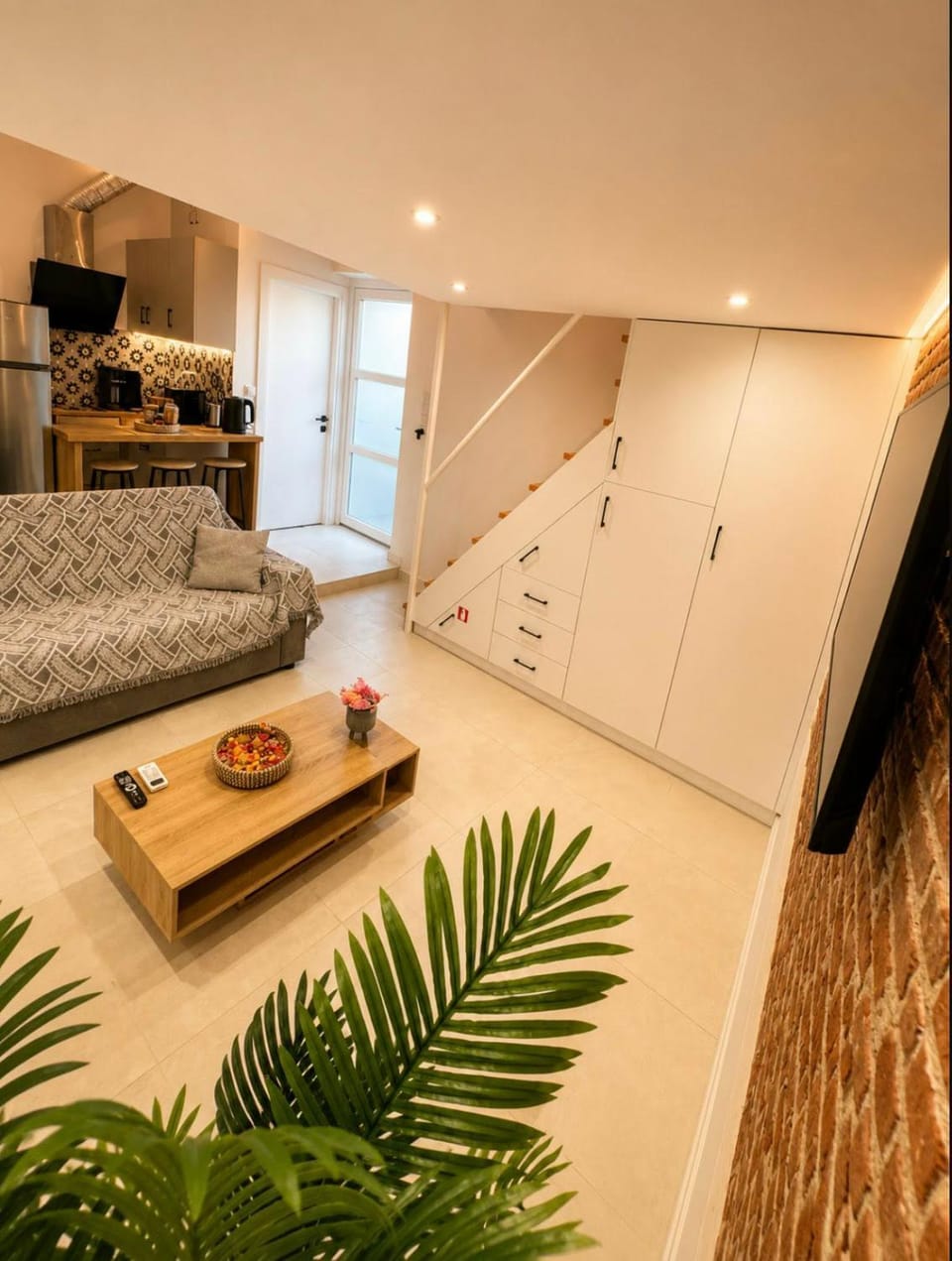 Kitchen or kitchenette, Seating area