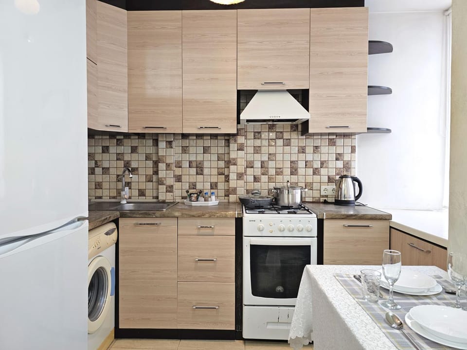 Coffee/tea facilities, Kitchen or kitchenette, minibar, oven, pet friendly, stove, washing machine, dryer