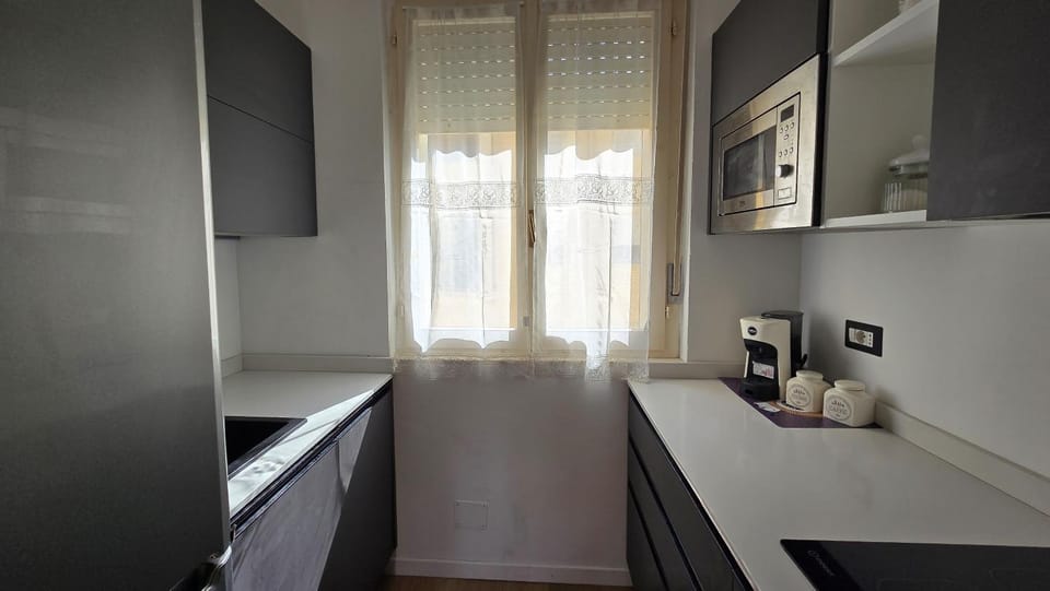 Kitchen or kitchenette, Photo of the whole room, microwave