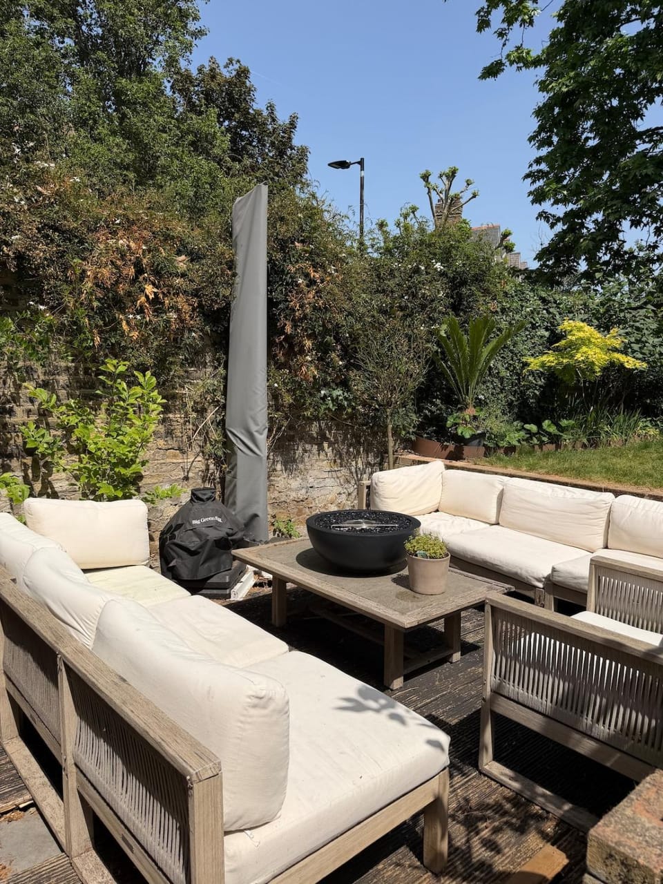 Summer, Garden, Balcony/Terrace, Seating area, Garden view