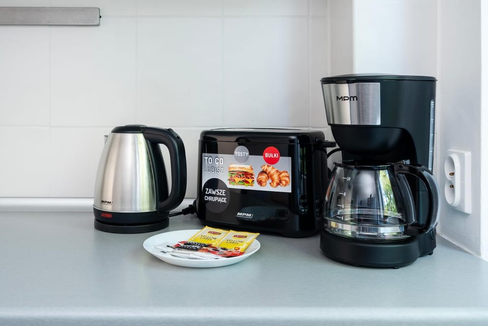 Coffee/tea facilities, Kitchen or kitchenette, toaster
