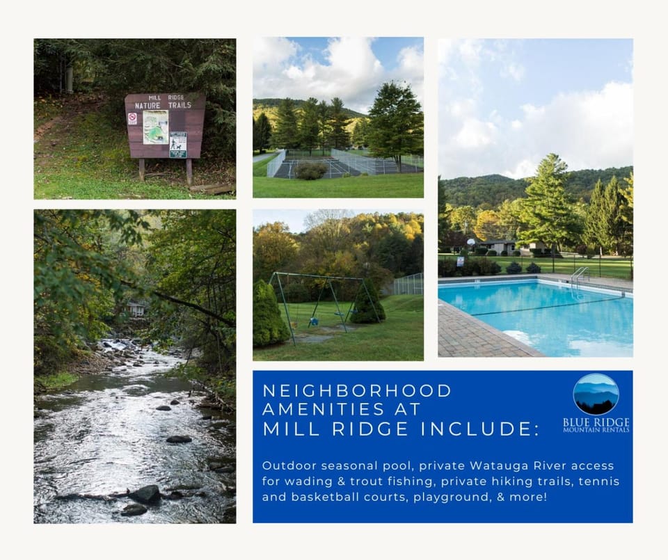 Peaceful Wood Haven at Mill Ridge House in Watauga