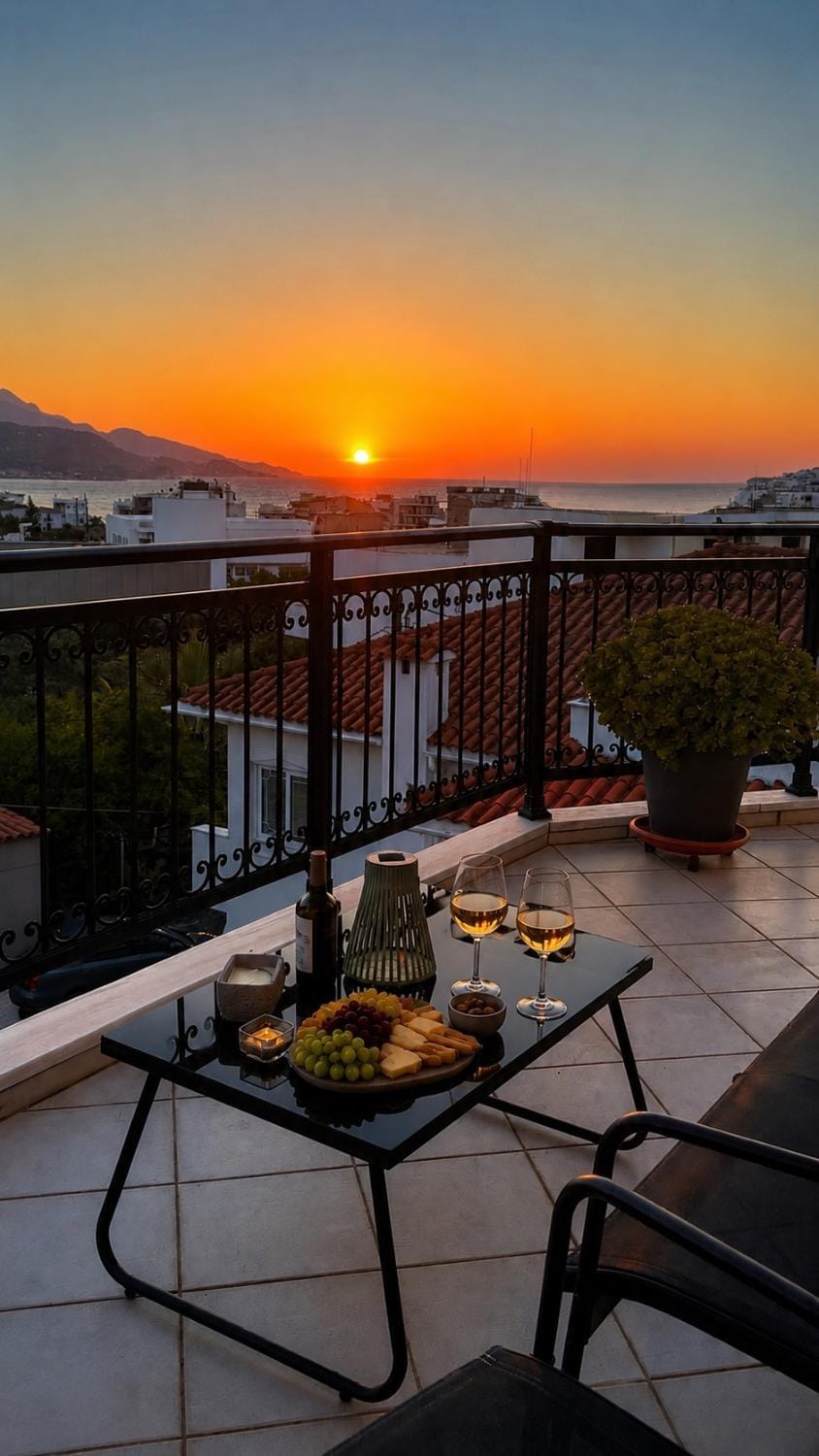Théa Loft Premium Sunset Sea View Escape Apartment in Samos, Greece