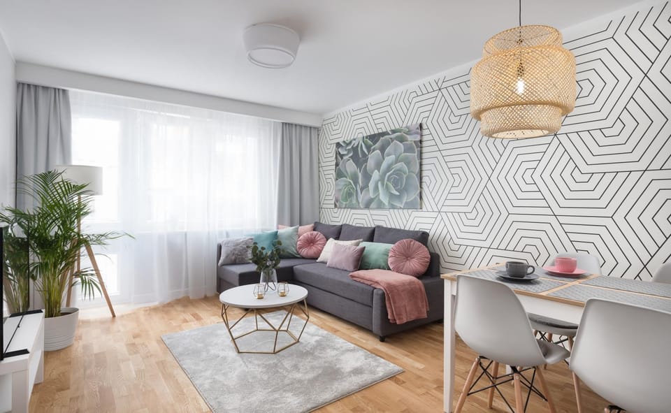 Living room, Seating area, Dining area
