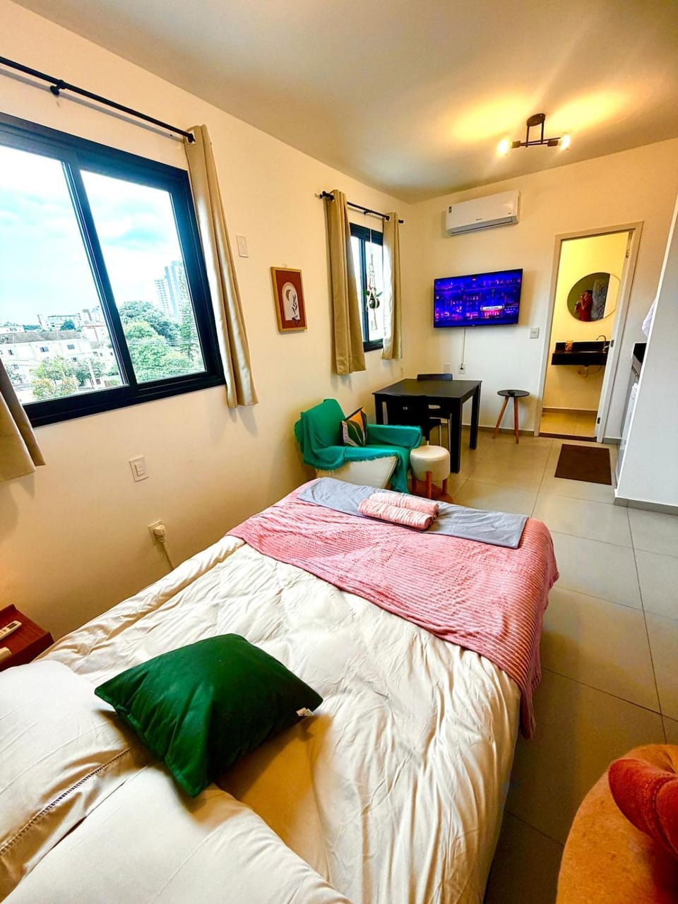 Celena premium apartment - Max 4 people with air conditioning Apartment in São Carlos
