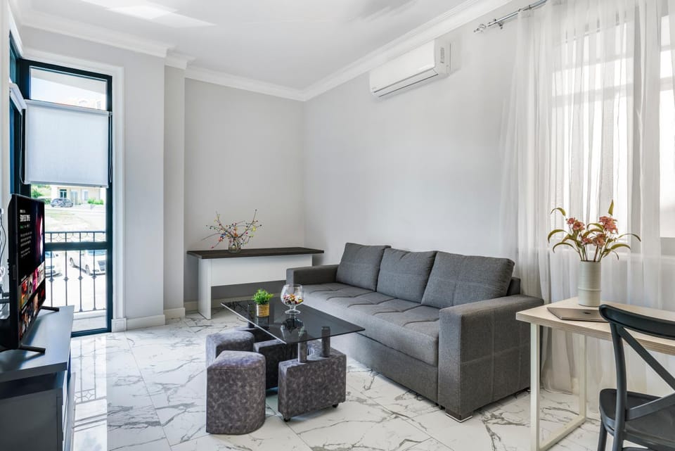 Living room, air conditioner