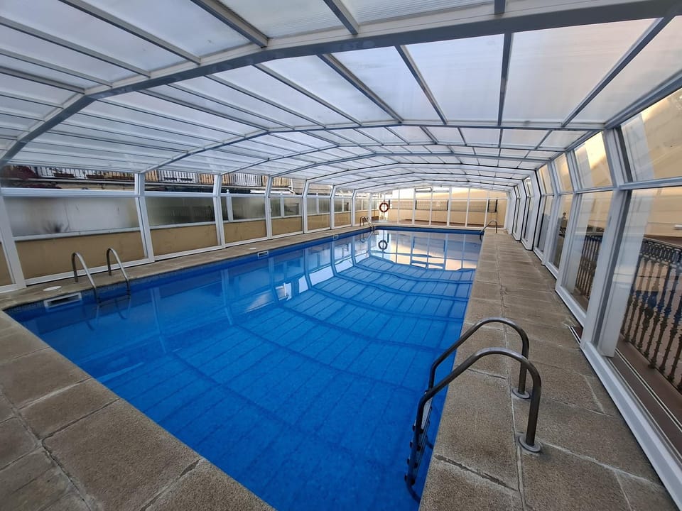 Apartamento con terraza y piscina Playa Rapadoira Apartment in Foz