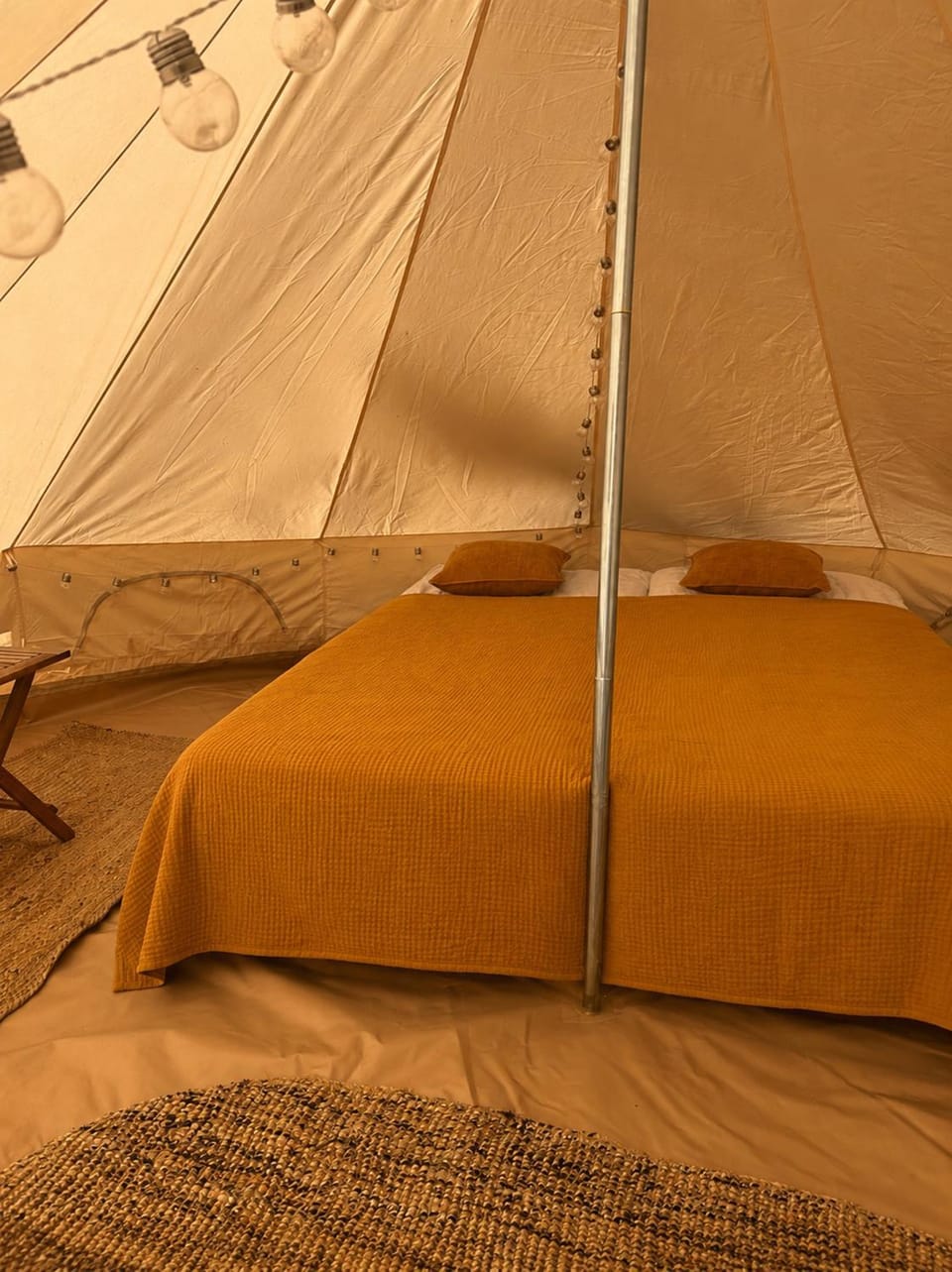 Glamping teltta Venekoski Luxury tent in Finland