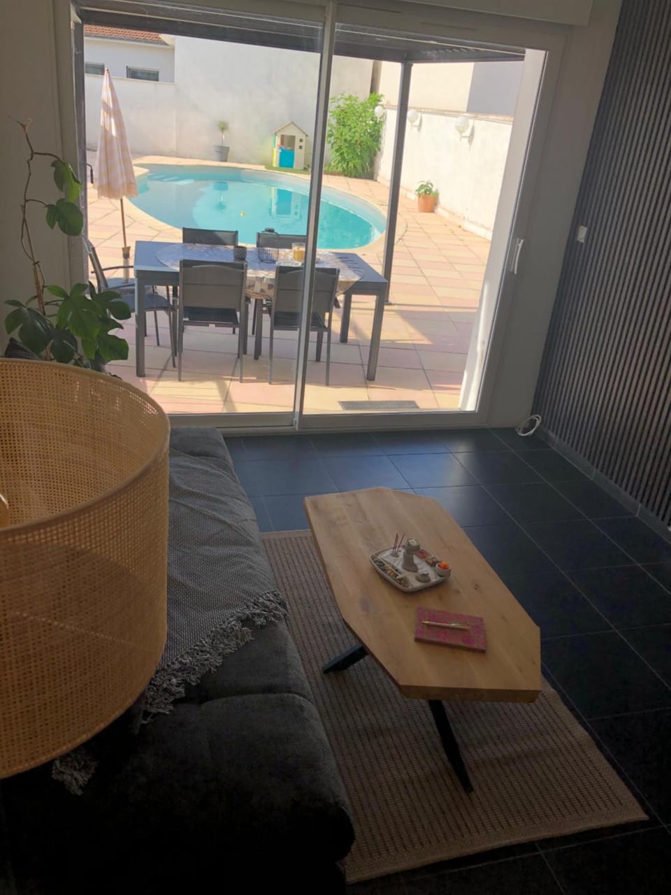 View (from property/room), Balcony/Terrace, Seating area, Pool view, Swimming pool