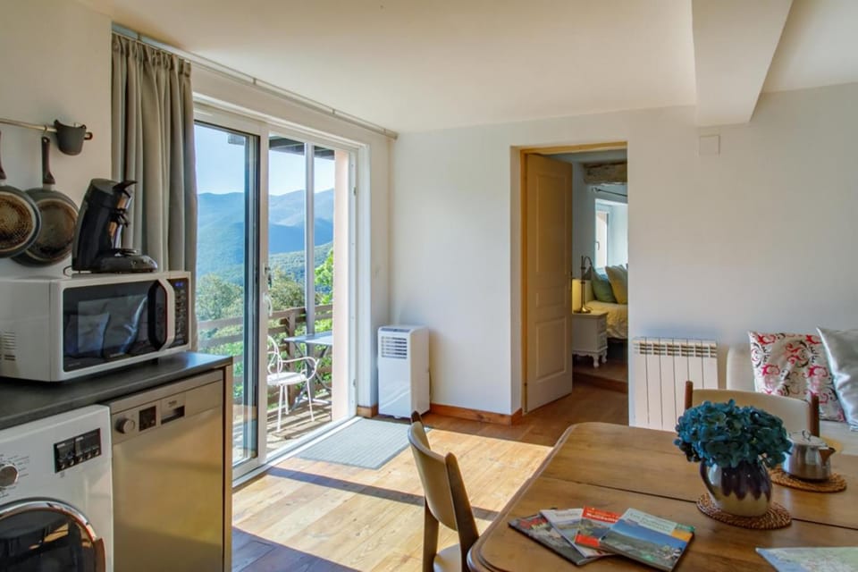 Living room, Mountain view, air conditioner