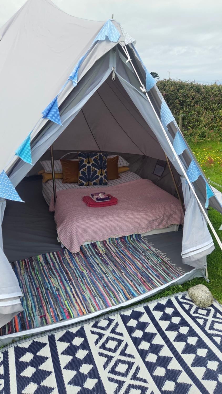 Bay Breeze Bell Tent with Sea view Luxury tent in England