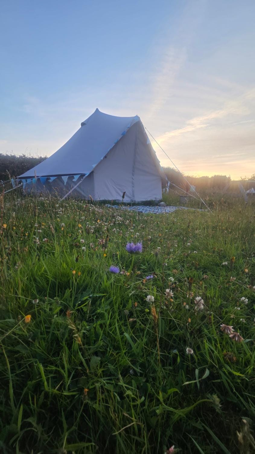 Bay Breeze Bell Tent with Sea view Luxury tent in England
