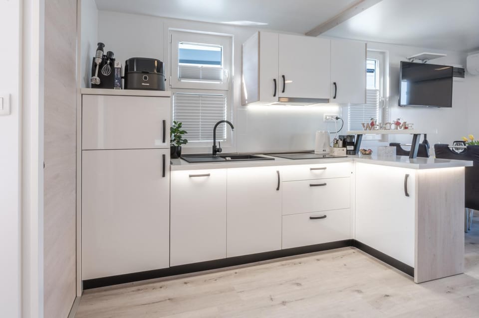 Kitchen or kitchenette, kitchen
