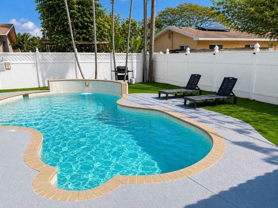 Patio, Day, Pool view, Swimming pool