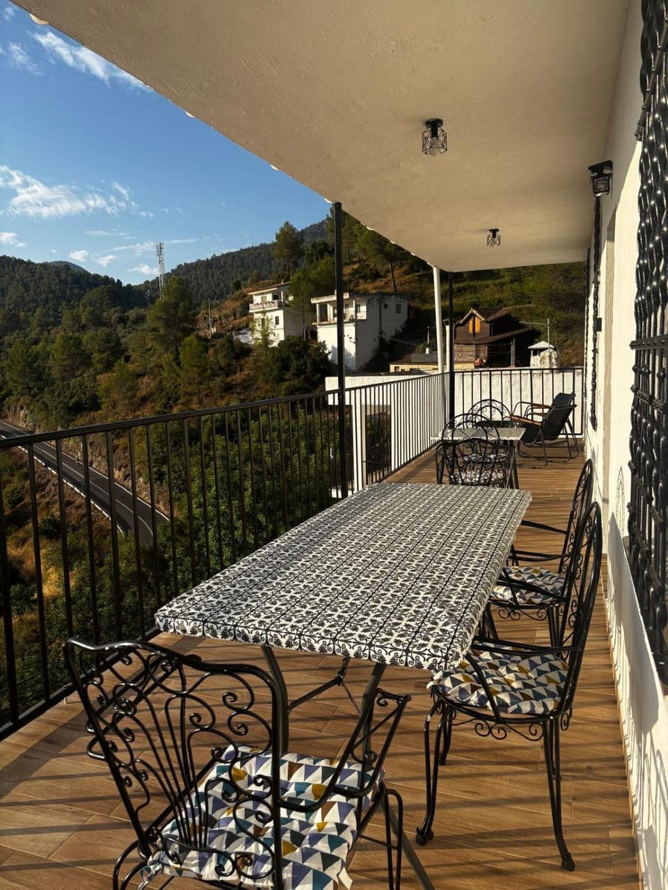 Natural landscape, View (from property/room), Dining area, Mountain view