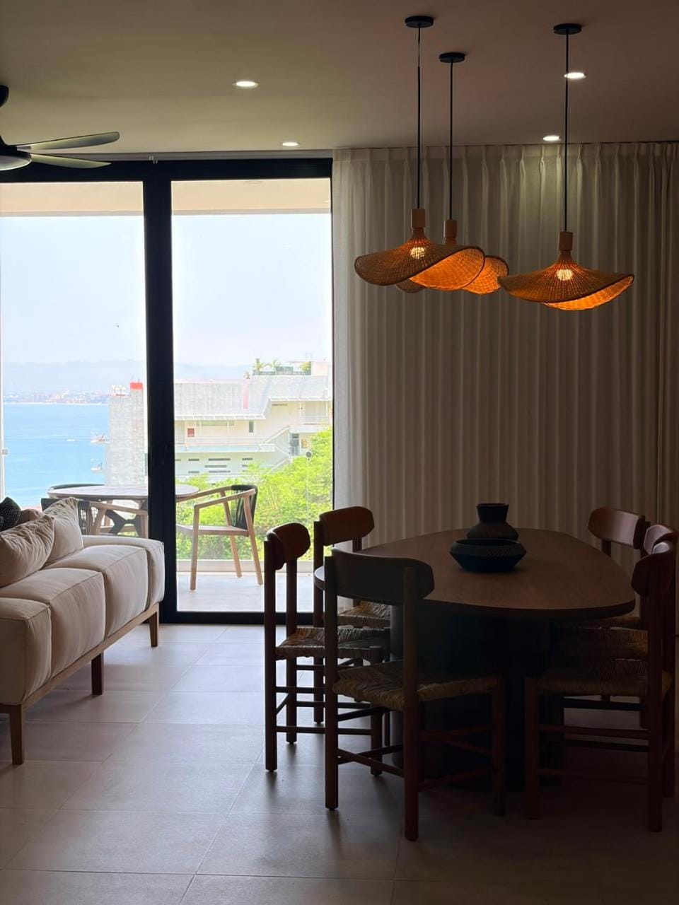 Dining area, Sea view