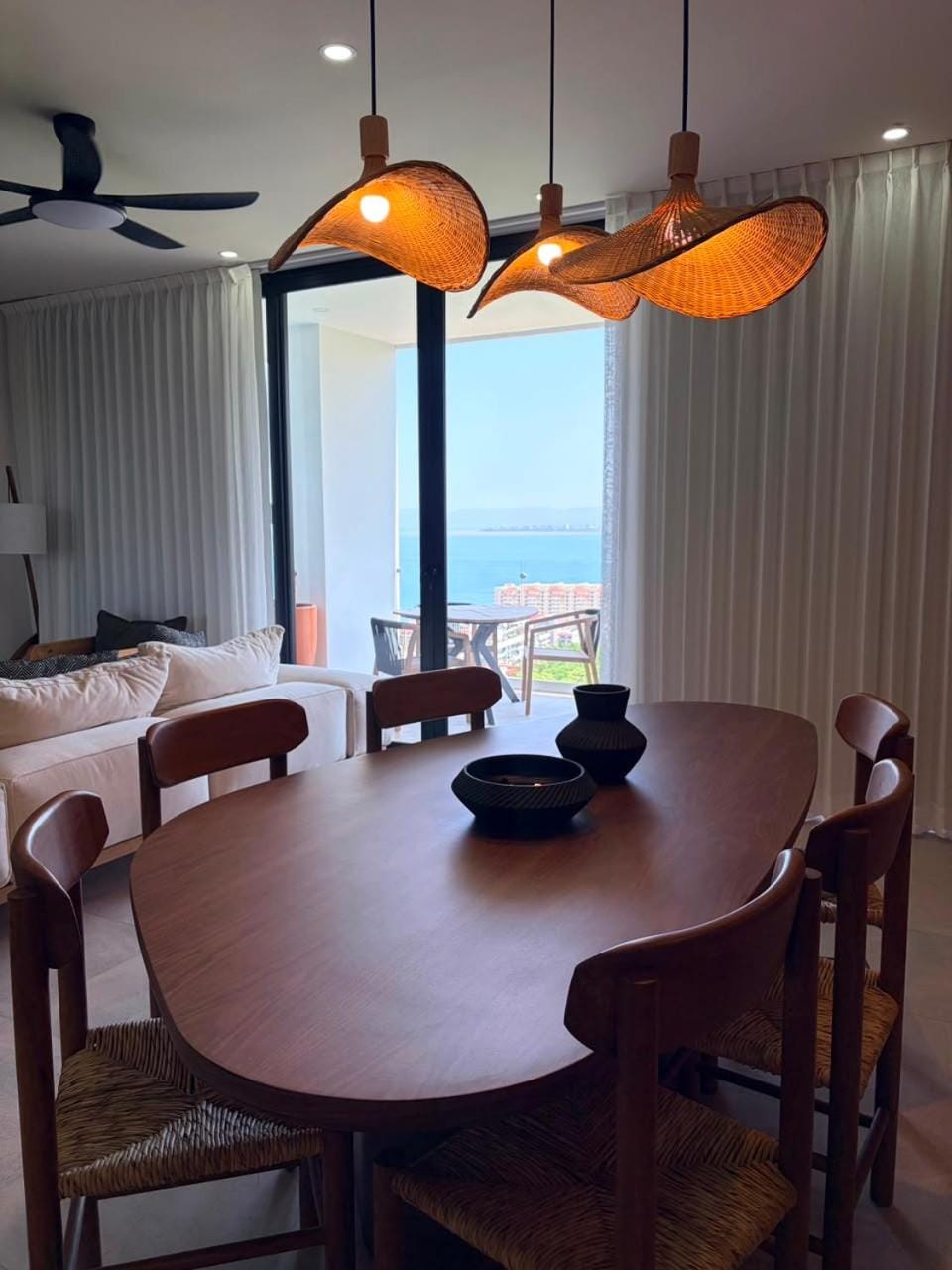 Dining area, Sea view