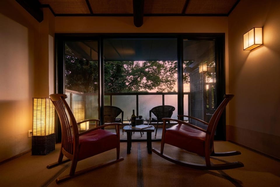 Living room, Sunset