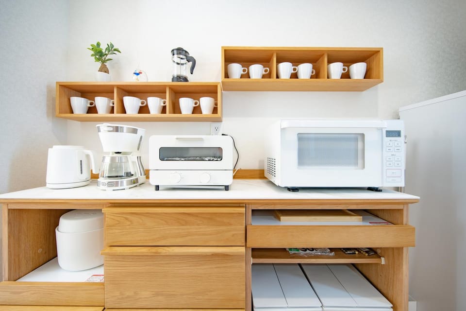 Coffee/tea facilities, Kitchen or kitchenette, toaster