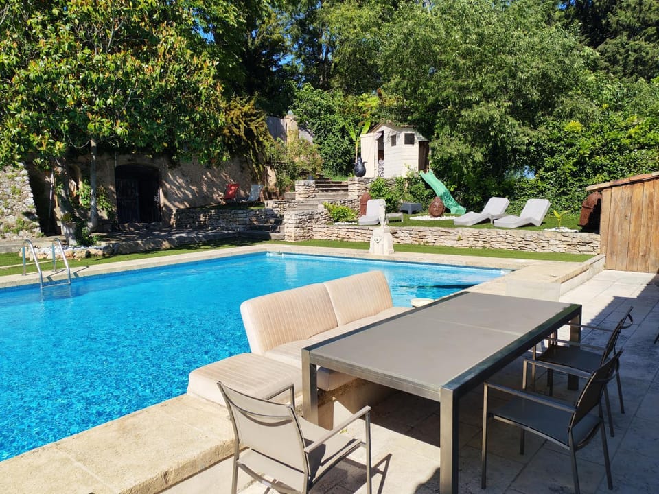 Garden, Garden, Balcony/Terrace, Lounge or bar, Swimming pool, Lunch
