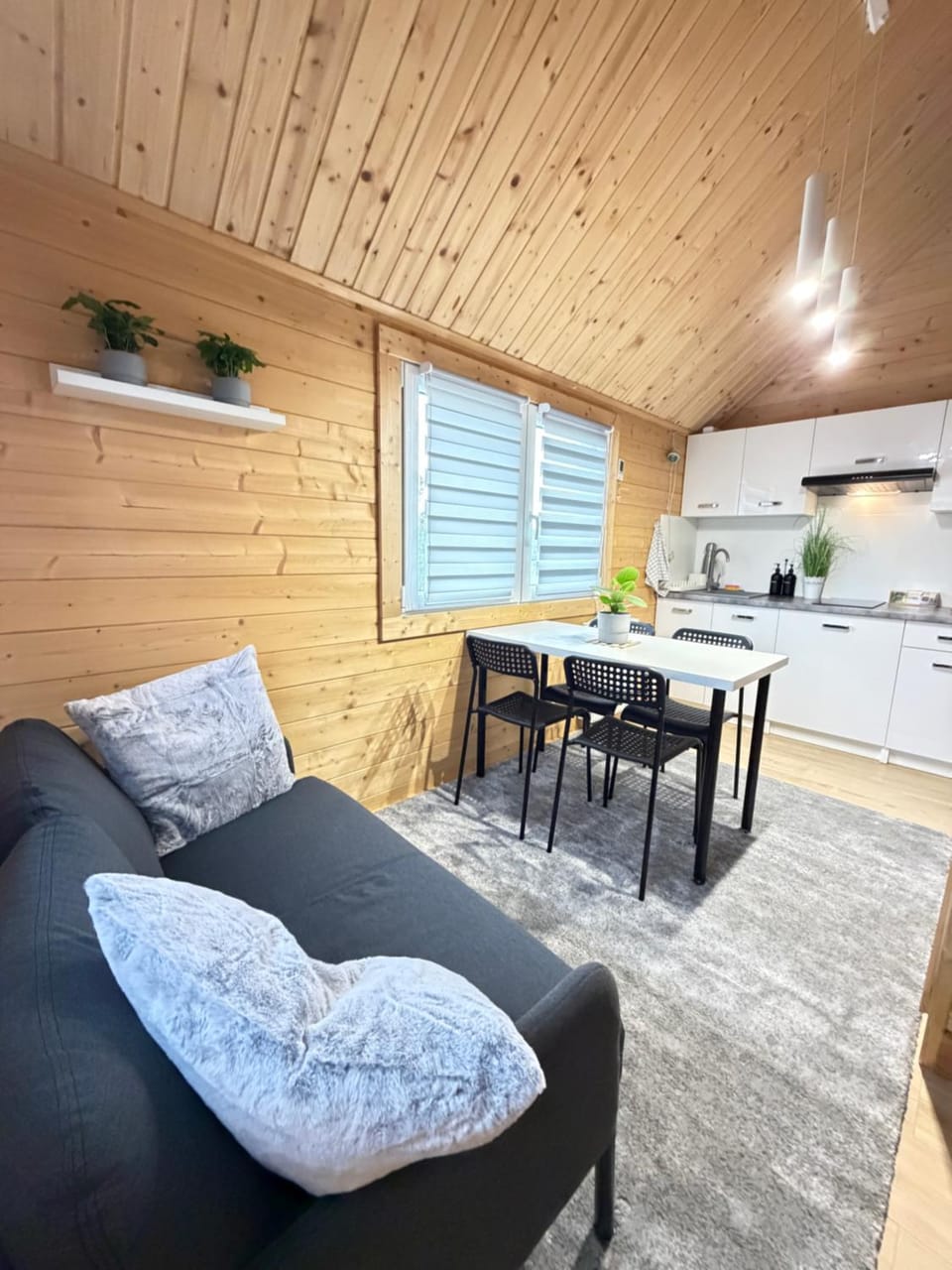 Kitchen or kitchenette, Seating area, Dining area