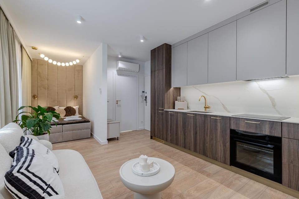 Kitchen or kitchenette, Living room, Bedroom