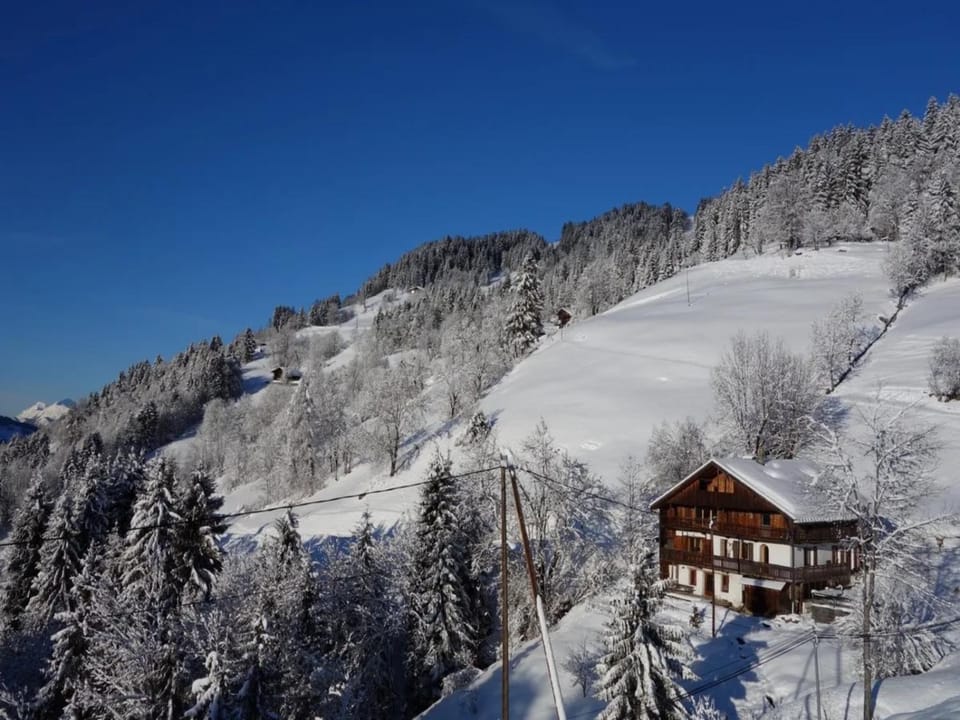 Natural landscape, Winter, Mountain view