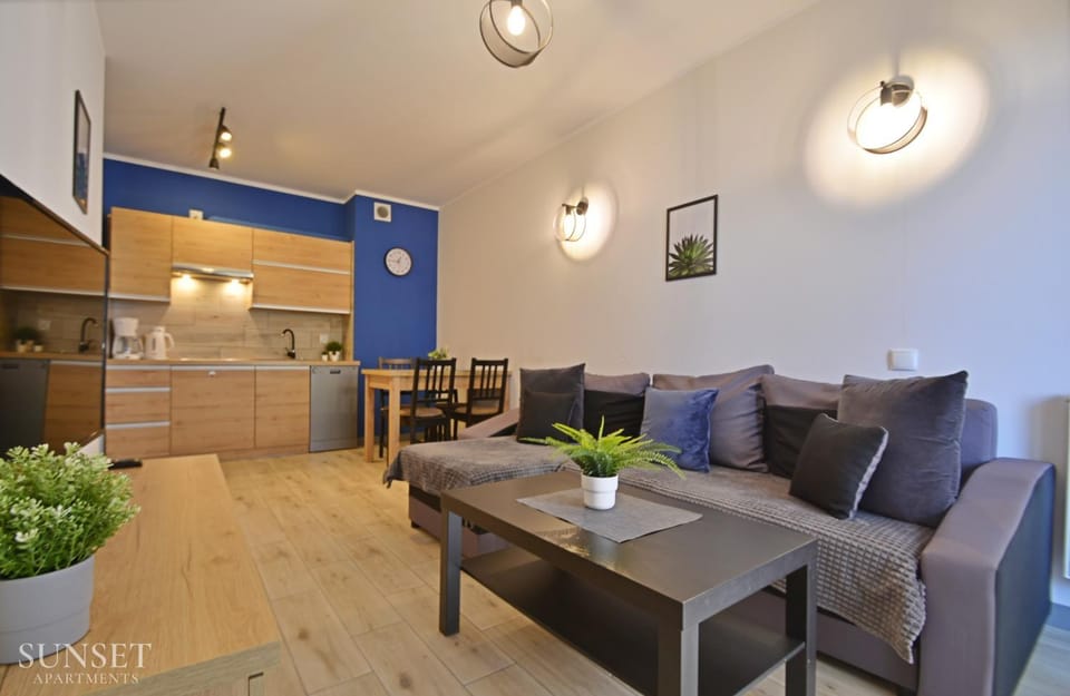 Kitchen or kitchenette, Living room, Seating area, Dining area, stove