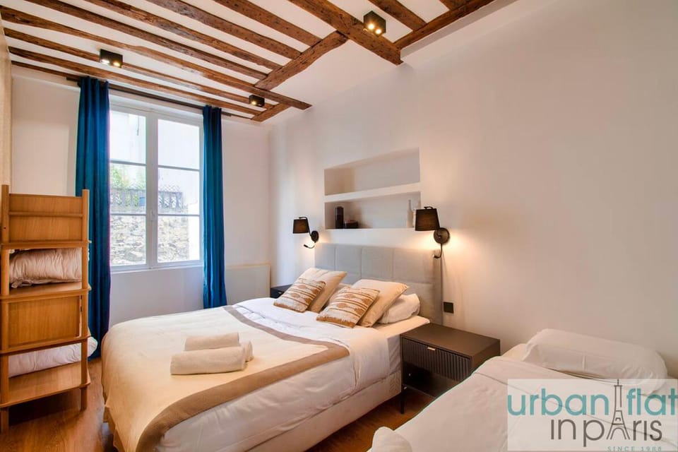 Urban Flat 108 - Rare 4 Chambres tout Confort Aboukir Apartment in Paris
