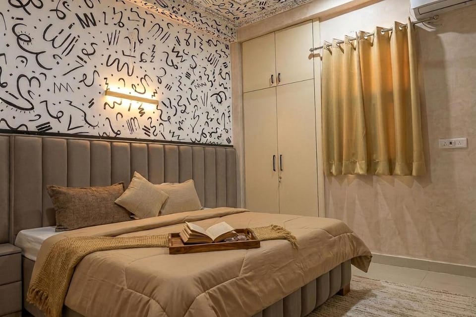 Bed, Photo of the whole room, Bedroom, wardrobe