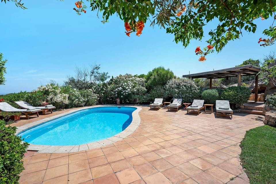 Property building, Living room, Swimming pool