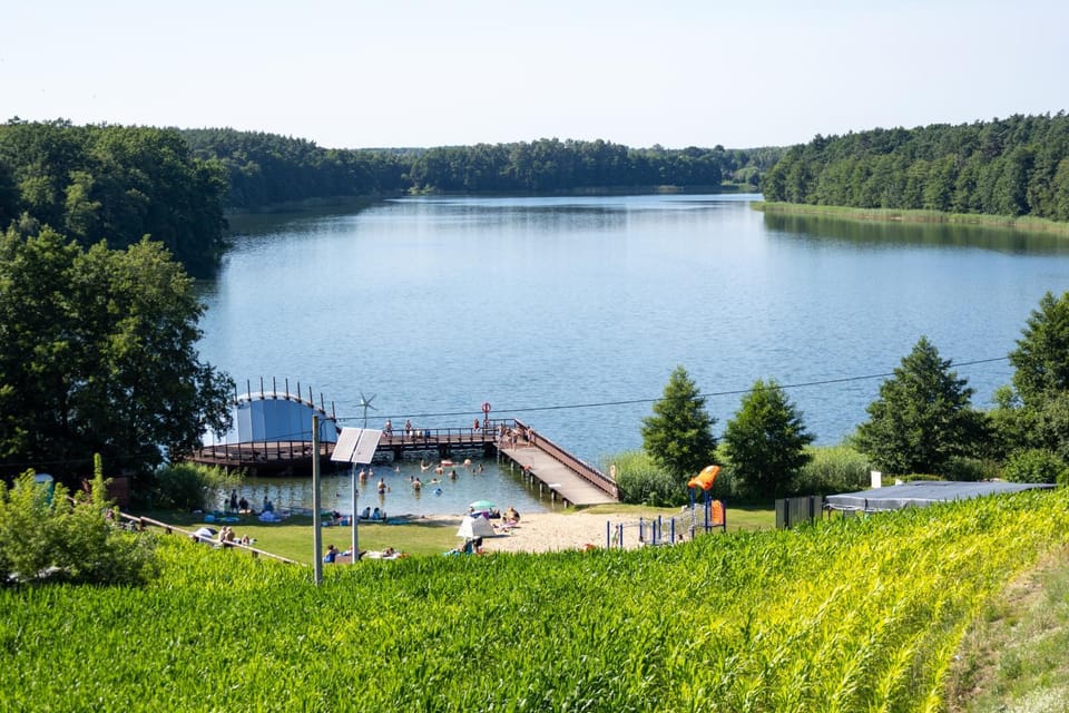 Domek dwóch jezior z jakuzzi, Chojno pojezierze Brodnickie House in Poland