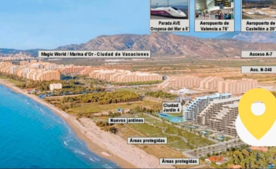 Apart 1 dorm Sexto Cielo primera linea - Magic World Apartment in Valencian Community