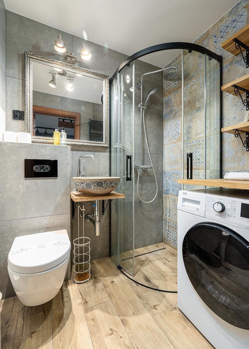 Shower, Toilet, Bathroom, washing machine
