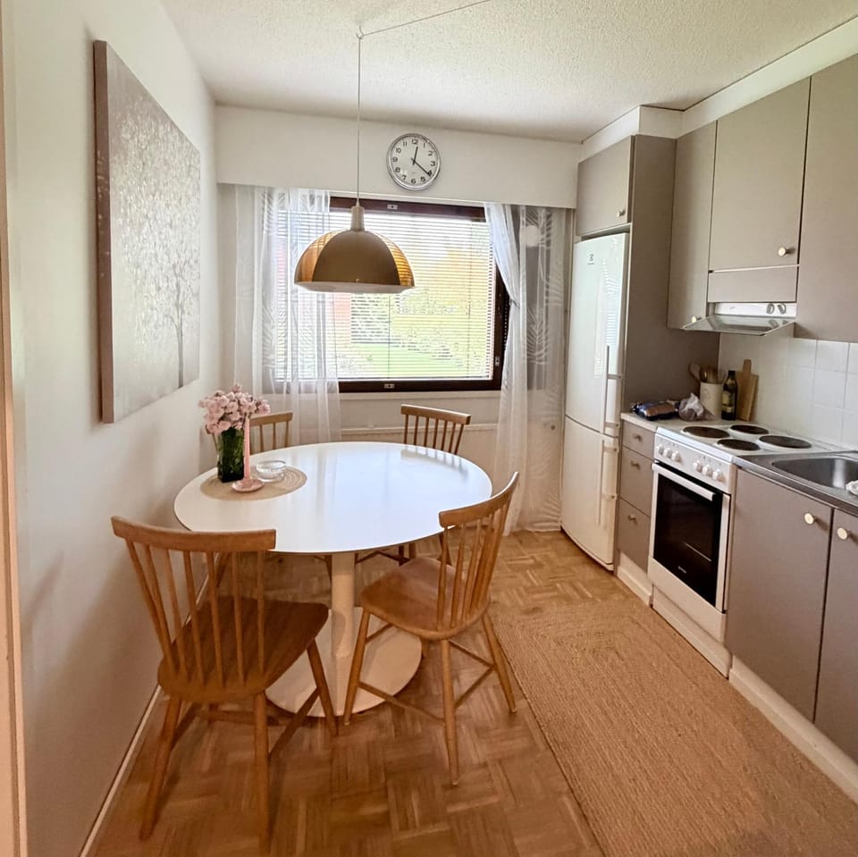 Peaceful one-bedroom apartment, private yard and parking Apartment in Finland