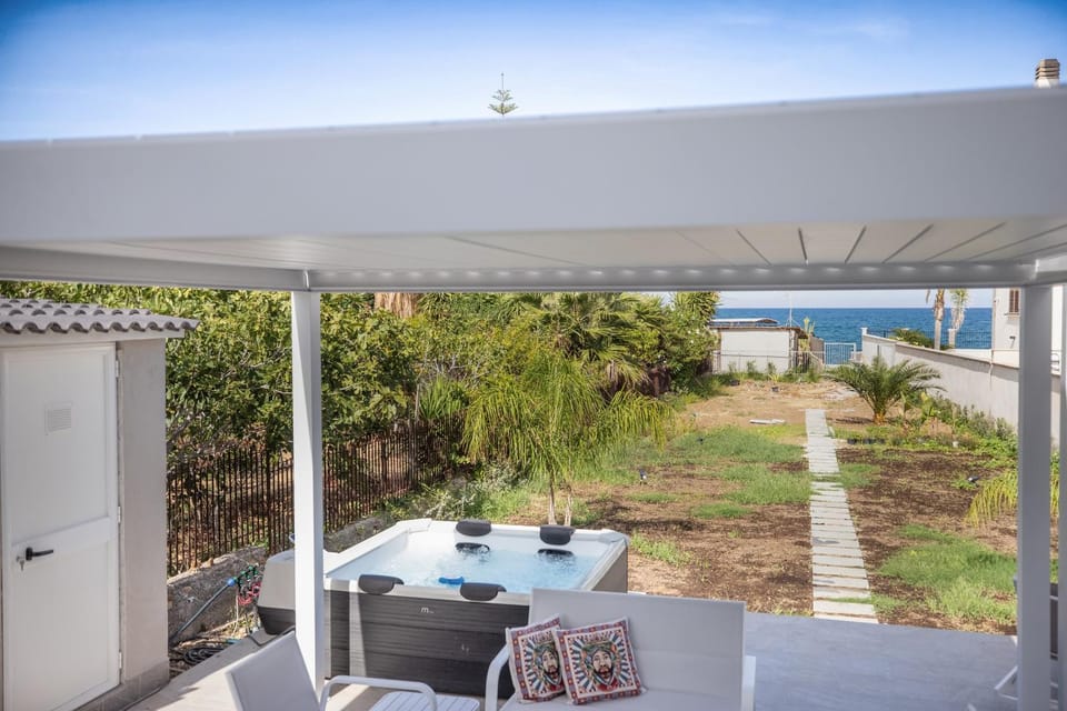 Property building, Living room, Swimming pool