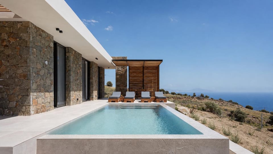 Day, View (from property/room), Balcony/Terrace, Sea view, Swimming pool, sunbed