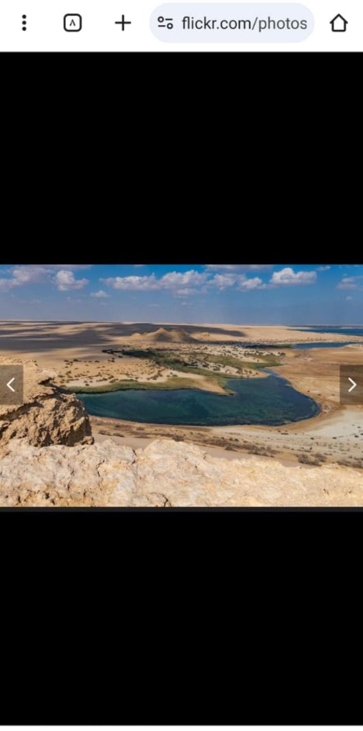 White and black desert Campground/ 
RV Resort in Egypt