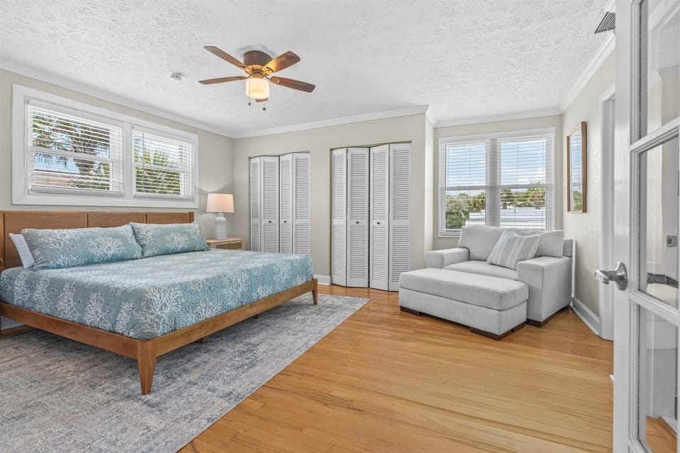 NEW! Dog Friendly STEPS from the Ocean! Big Beach House with Private Yard! House in New Smyrna Beach