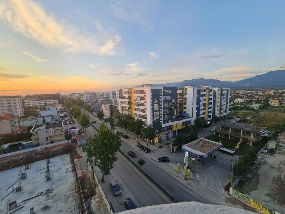 Natural landscape, City view, Street view, Location, Sunset