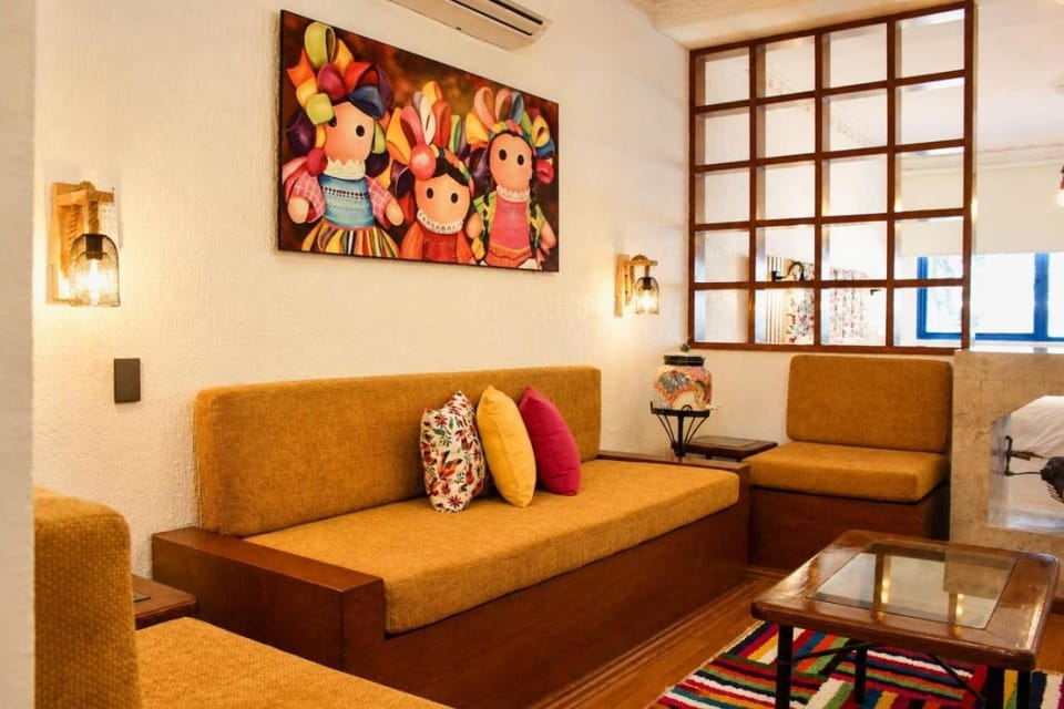 Living room, air conditioner