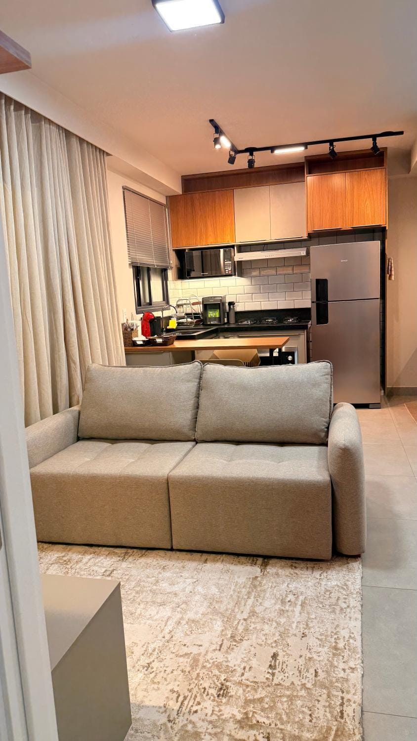 Apto climatizado e com Wi-Fi na Região Unaerp Apartment in Ribeirão Preto