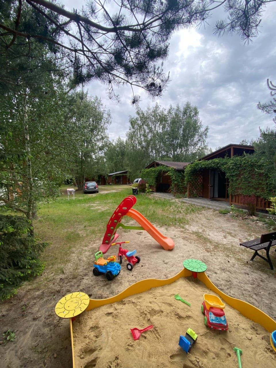 Property building, Day, Summer, Children play ground, Garden, Garden view