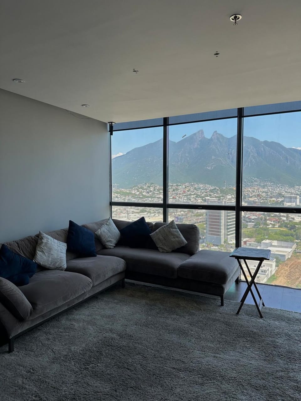 Natural landscape, Living room, Seating area, Mountain view