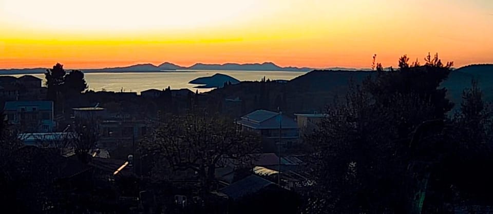 Natural landscape, Sea view, Sunset