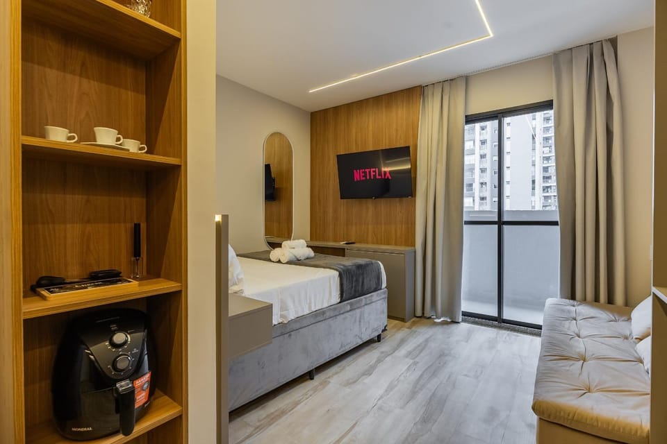 Confortável Studio no Brooklin para até 4 pessoas Apartment in Sao Paulo City